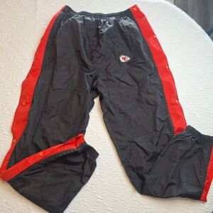 Kansas City Chiefs Logo Athletic Vintage Tear Away Track Pant Size L